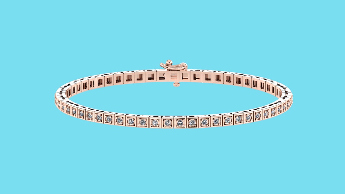 Certified 2.50 Ctw SI2/I1 Diamond Tennis Bracelet 14K Rose Gold Gold: Center Stone Approx Weight: 2.50 Ctw Center Stone Color: J-K Center Stone Clarity: SI2/I1 Stone Setting: Prong 14K Rose Gold Tennis Bracelet #PAPPS12829v7