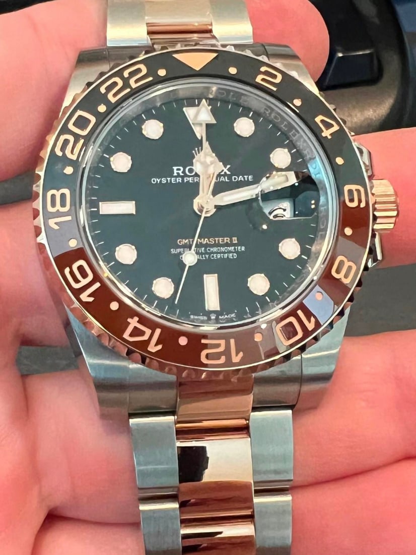 New Rolex 40mm Rootbeer GMT Master II on Oystersteel (1 of 1)
