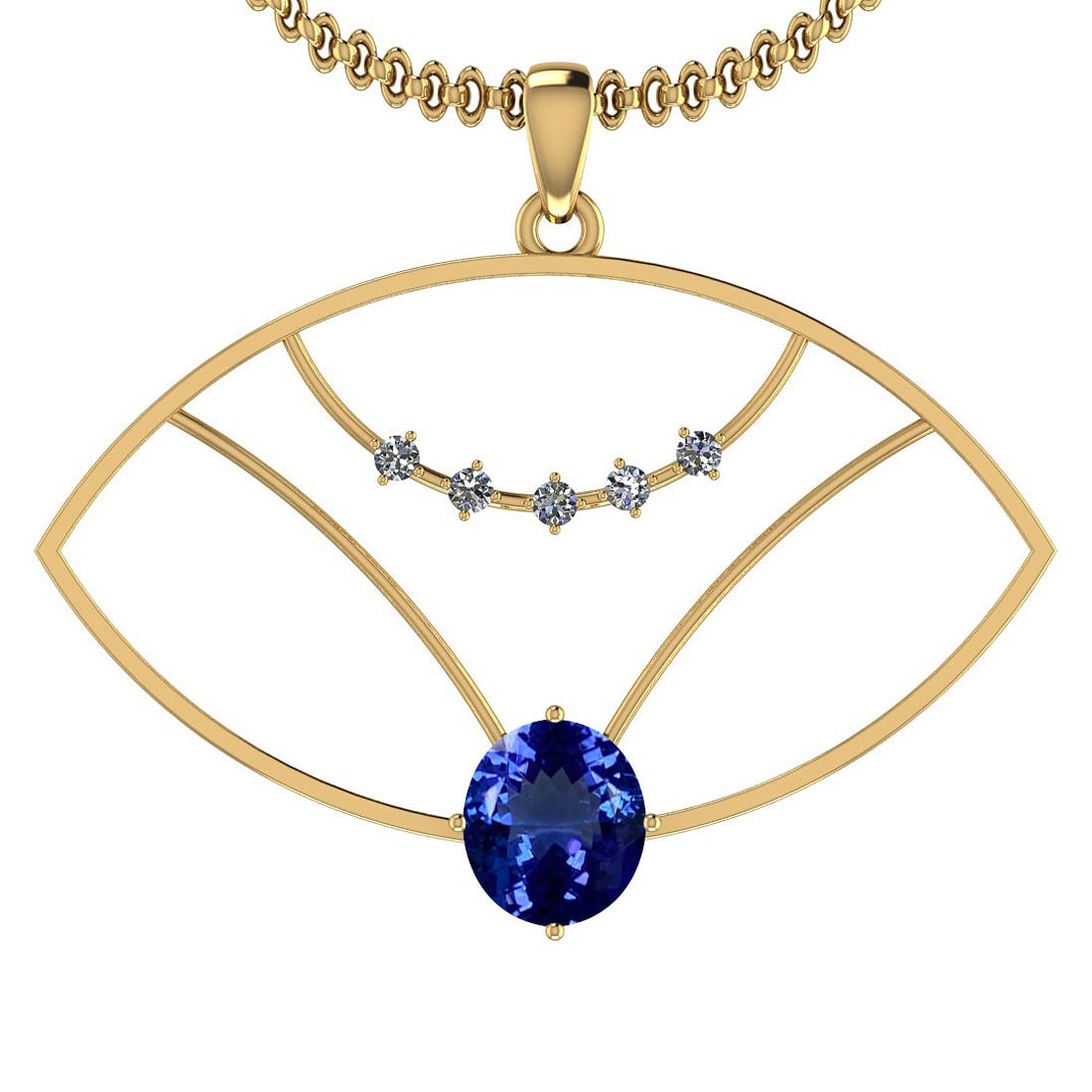 Certified 4.78 Ctw VS/SI1 Tanzanite And Diamond 14k Yellow Gold Victorian S: Center Stone Approx Weight: 4.61 Ctw (1 Pcs Oval Cut) Center Stone Color: Tanzanite Center Stone Setting: Prong Side Stone 0.17 Ctw Side Stone Color: J-K Stone Clarity: VS/SI1 Stone Setting: Prong