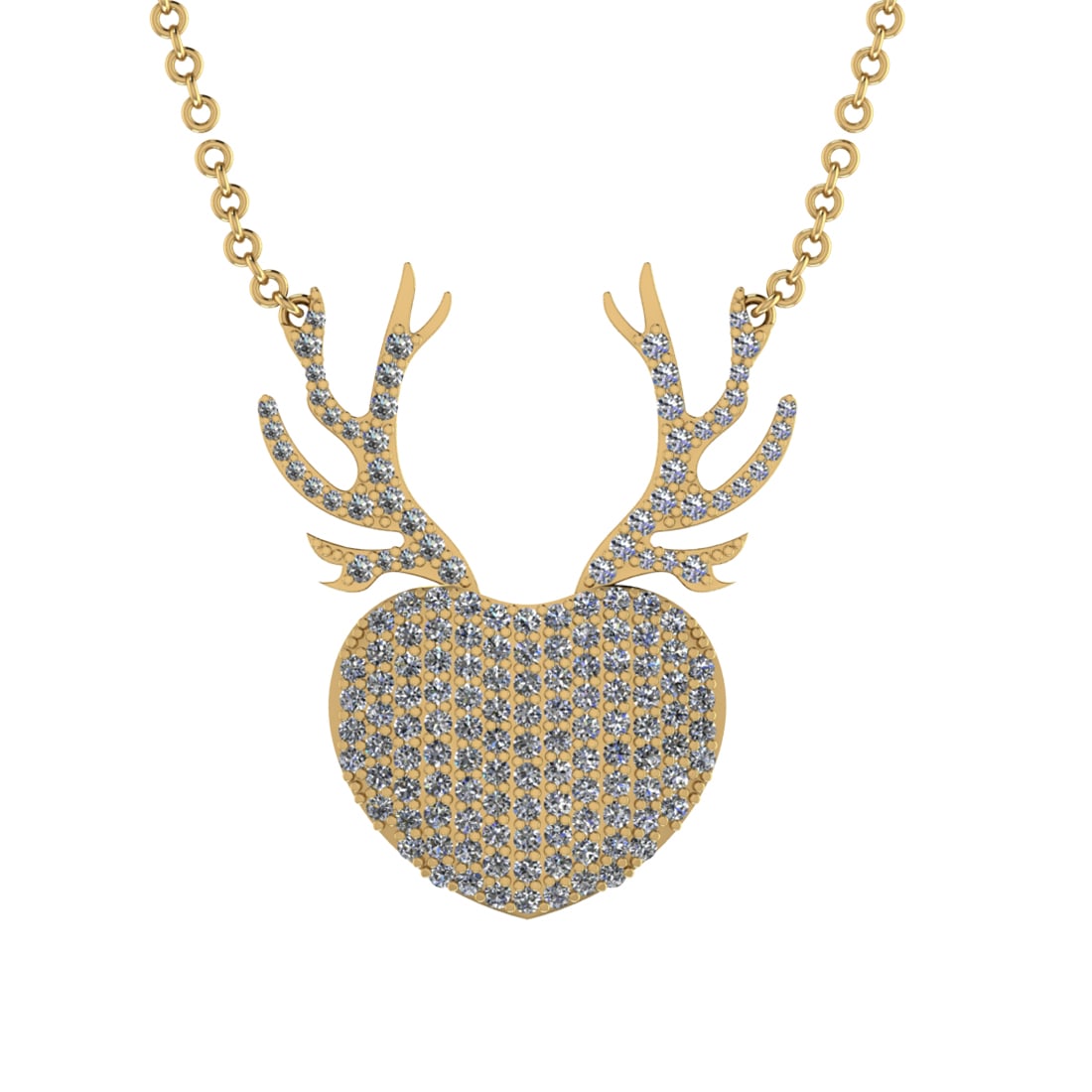 2.09 Ctw SI2/I1 Diamond 14K Yellow Gold Pendant Necklace: Total Diamond Weight : 2.09 Ctw (Round Cut) Center Diamond Color :- J-K Center Clarity : SI2/I1 Stone Setting : Prong Metal Weight : Approx 5.60 Gram 14K Yellow Gold Pendant Necklace #PAPPS55140v8