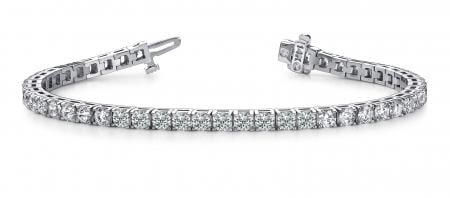 14K WHITE GOLD 2 CTW G-H I1/I2 DIAMOND DREAMS TENNIS BRACELET: 14K WHITE GOLD 2 CTW G-H I1/I2 DIAMOND DREAMS TENNIS BRACELET #PAPPS23368v5