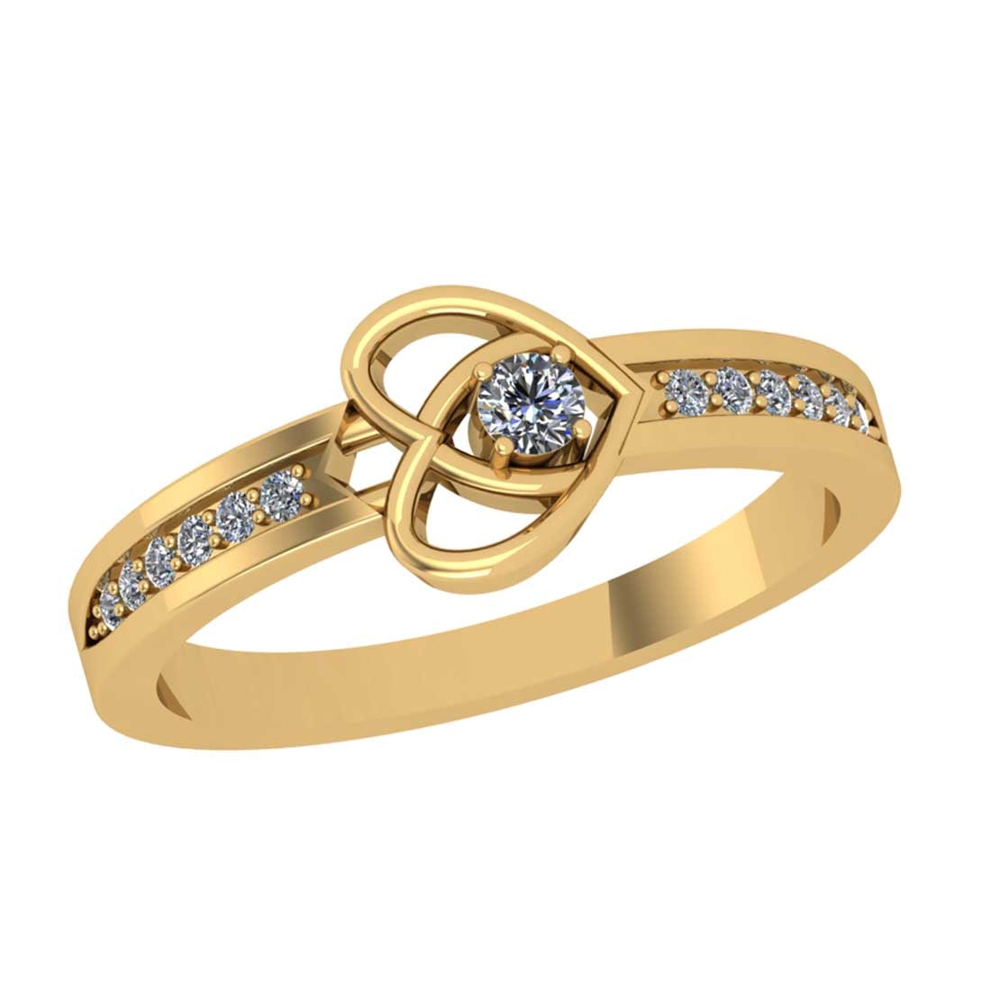 0.16 Ctw SI2/I1 Diamond 14K Yellow Gold Eternity Ring: Total Diamond Weight : 0.16 Ctw ( Round Cut ) Diamond Color :- J-K Clarity : SI2/I1 Stone Setting : Prong Metal Weight : Approx 2.60 Gram 14K Yellow Gold Eternity Ring Current Ring Size-6 #PAPPS94916v