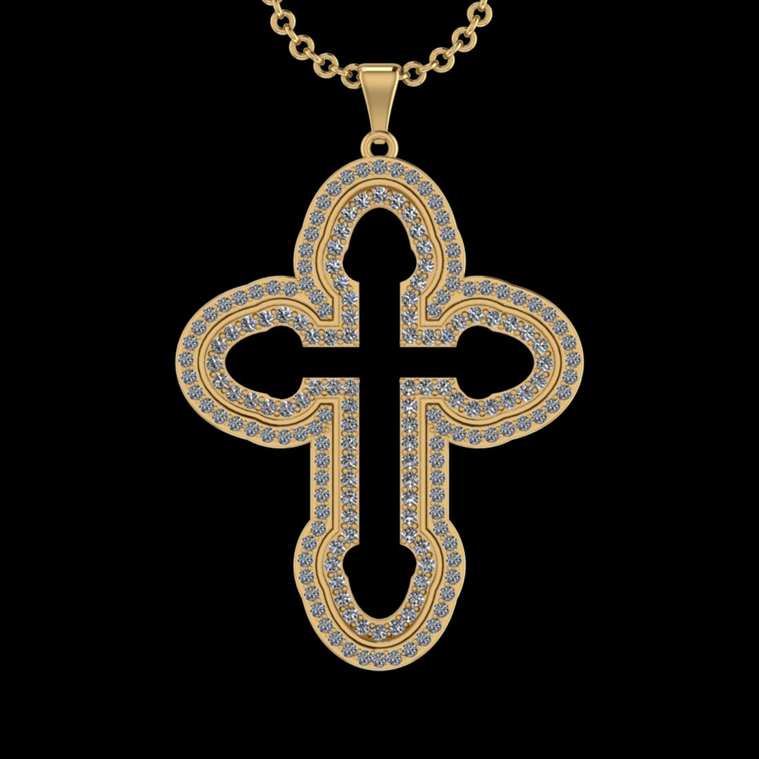 2.50 Ctw SI2/I1 Diamond 18K Yellow Gold Pendant Necklace: Total Diamond Weight : 2.50 Ctw (Round cut) Center Diamond Color :- J-K Center Clarity : SI2/I1 Stone Setting : Prong Metal Weight : Approx 13.70 Gram 18K Yellow Gold Pendant Necklace #PAPPS48704v10