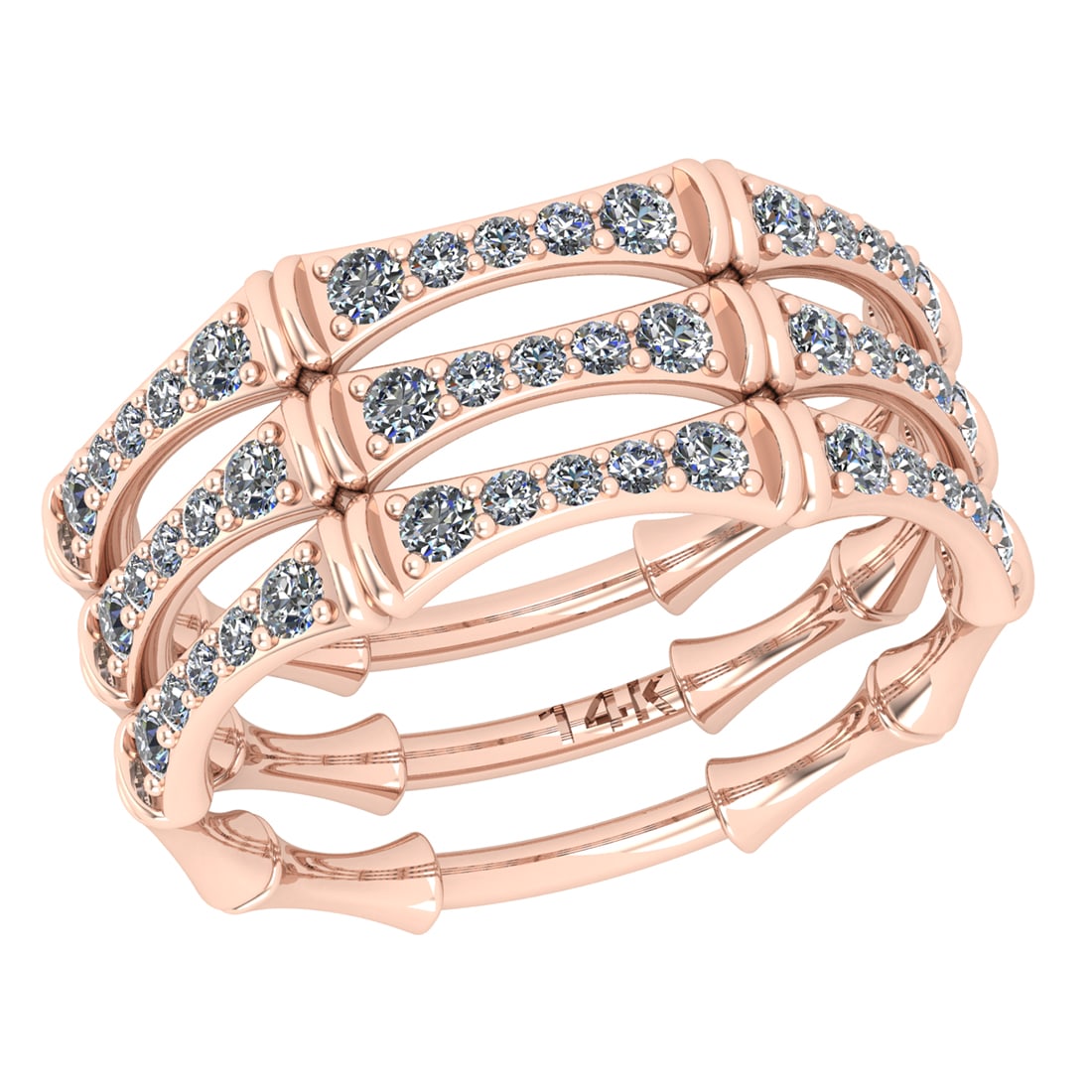 1.00 Ctw Si2/i1 Diamond 14K Rose Gold Men s Wedding Ring: Total Weight : 1.00 Ctw (Round Cut ) Diamond Stone Color : J-K Stone Clarity : Si2/i1 Diamond Stone Setting : Prong Metal Weight : Approx 6.20 Gram 14K Rose Gold Men s Wedding Ring Current Ring Size-8