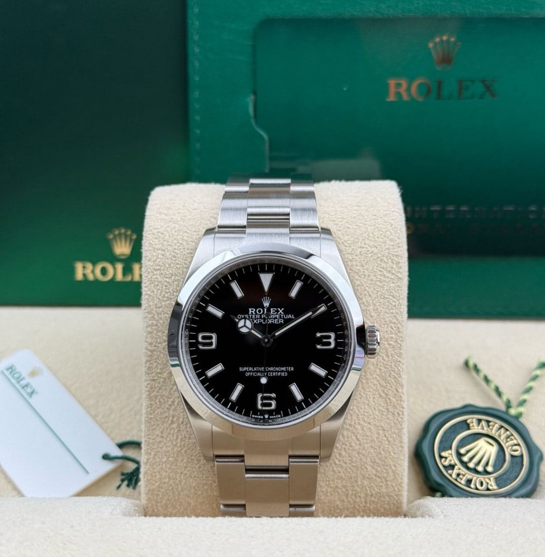 Rolex 36mm Ref 124270 Black Dial Explorer Comes With Box & Papers: Rolex 36mm Ref 124270 Black Dial Explorer Comes With Box & Papers #PAPPS23473v15