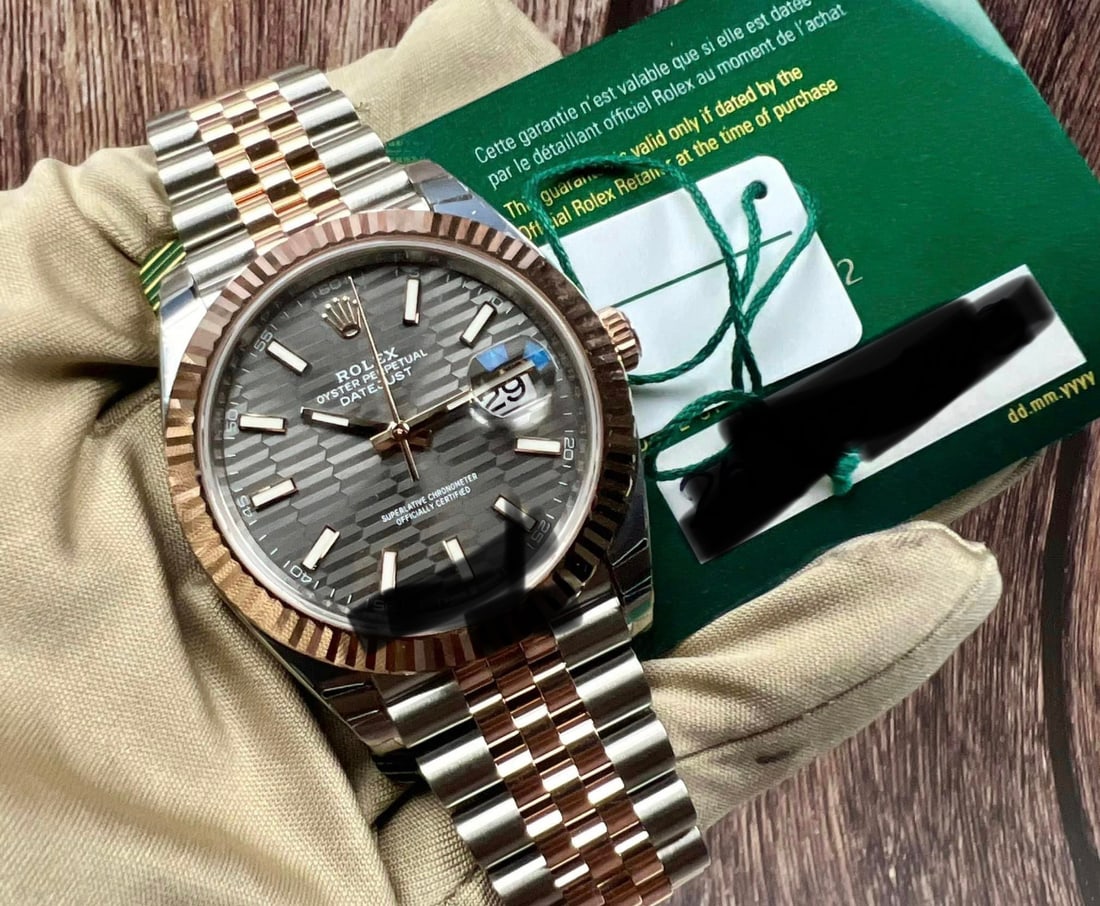 Brand New Rolex Oysterperpetual Datejust 41mm Ref 126331 Monogram Dial Come: Brand New Rolex Oysterperpetual Datejust 41mm Ref 126331 Monogram Dial Comes with Box & Papers #PAPPS18282v8
