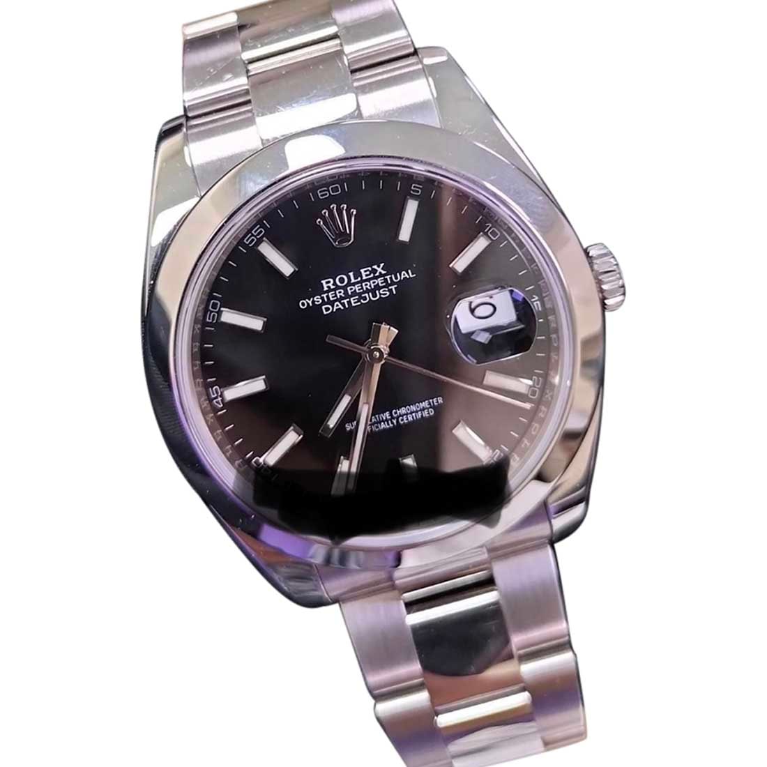 Brand New Oysterperpetual Black Dial Rolex 41mm Comes with Box and Papers: Brand New Oysterperpetual Black Dial Rolex 41mm Comes with Box and Papers #PAPPS18782v8