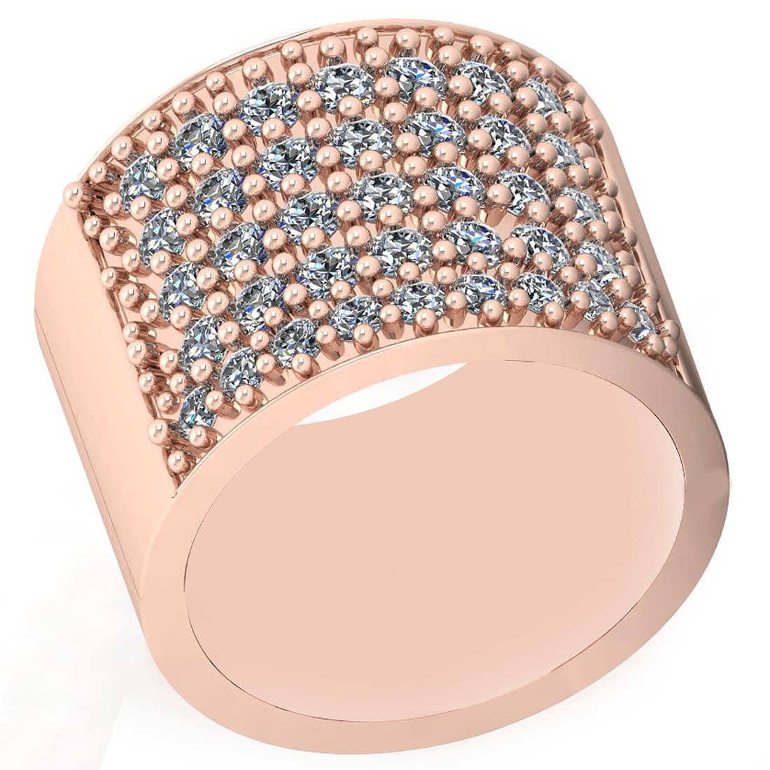 0.31 Ctw SI2/I1 Diamond 14K Rose Gold Eternity Band Ring: Center Weight : 0.31 Ctw ( Round CUT ) Center Color : G-H Center Stone Clarity : SI2/I1 Center Stone Setting : Prong : Metal Weight : Approx 8.10 Gram 14K Rose Gold Victorian Eternity Band Ring