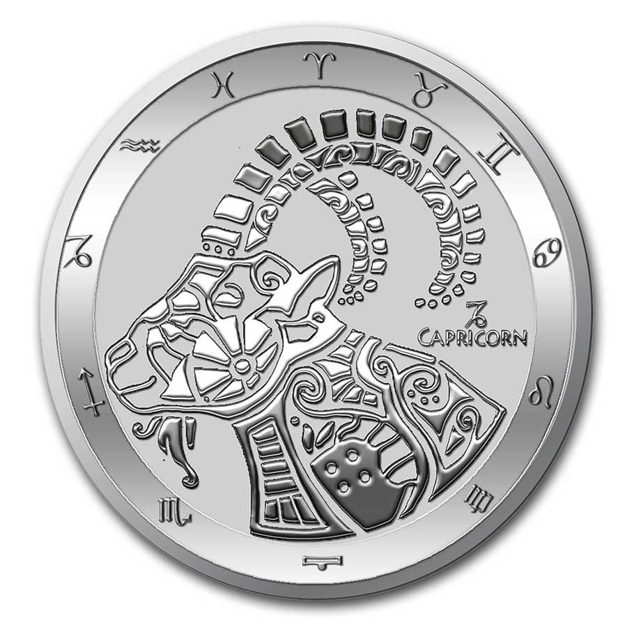 2021 Signs of the Zodiac ? 1 oz Silver Round: 2021 Signs of the Zodiac ? 1 oz Silver Round #PAPPS98412v15