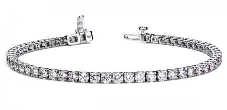 CERTIFIED 14K WHITE GOLD 10.00 CTW G-H SI2/I1 TENNIS BRACELET MADE IN USA: CERTIFIED 14K WHITE GOLD 10.00 CTW G-H SI2/I1 TENNIS BRACELET MADE IN USA #PAPPS21446v6