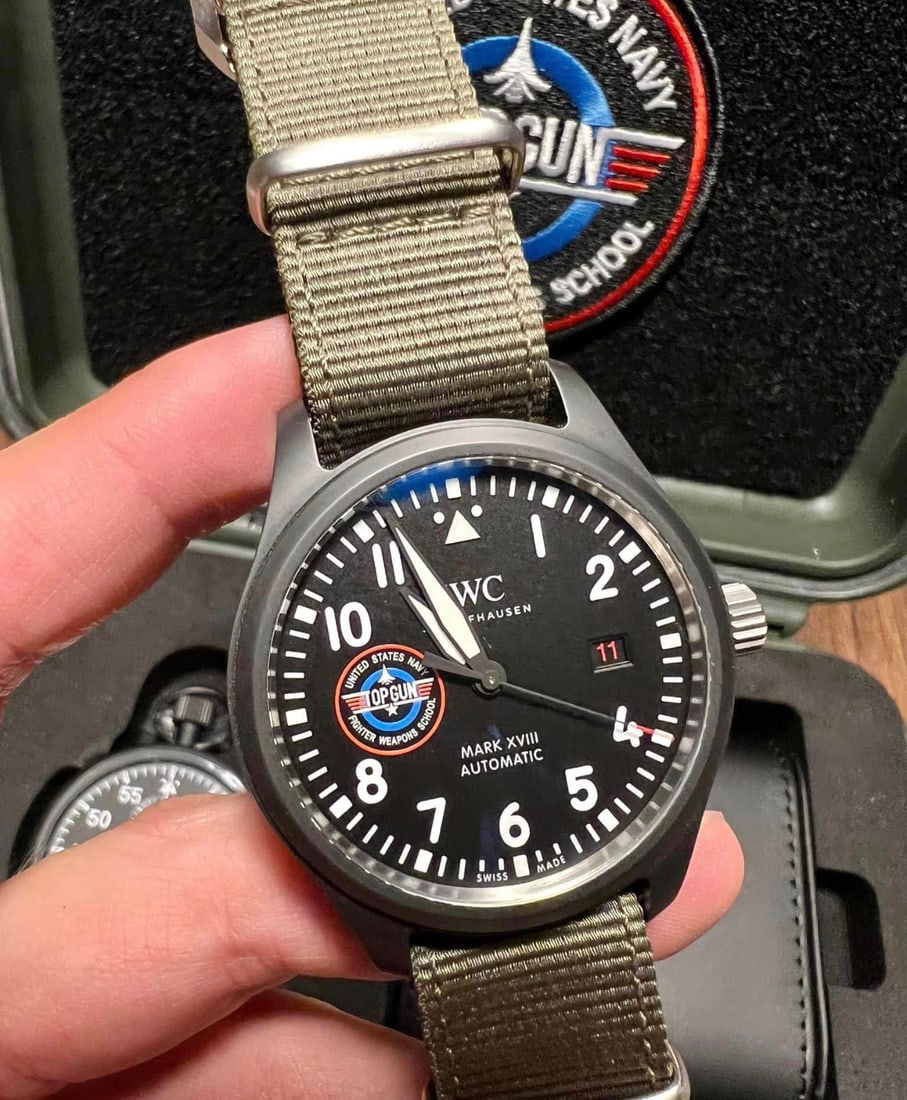 IWC Top Gun Watch Comes with Box & Papers (1 of 1)