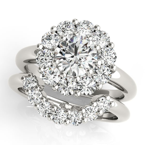 Certified 1.40 Ctw SI2/I1 Diamond 14K White Gold Engagement Set Ring: Center Diamond Approx Weight: 0.70 Ctw (Round Cut) Center Color: J-K Center Stone Clarity: SI2/I1 Center Stone Setting: Prong Side Stone 0.70 Ctw Side Stone Color: J-K Stone Clarity: SI2/I1 Stone
