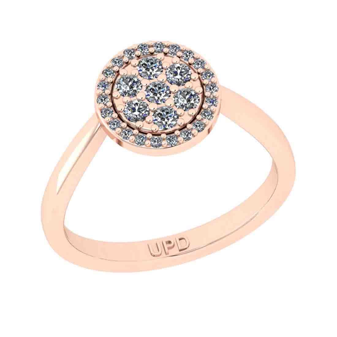 0.25 Ctw SI2/I1 Diamond 14K Rose Gold Valentine s Day special Pendant
