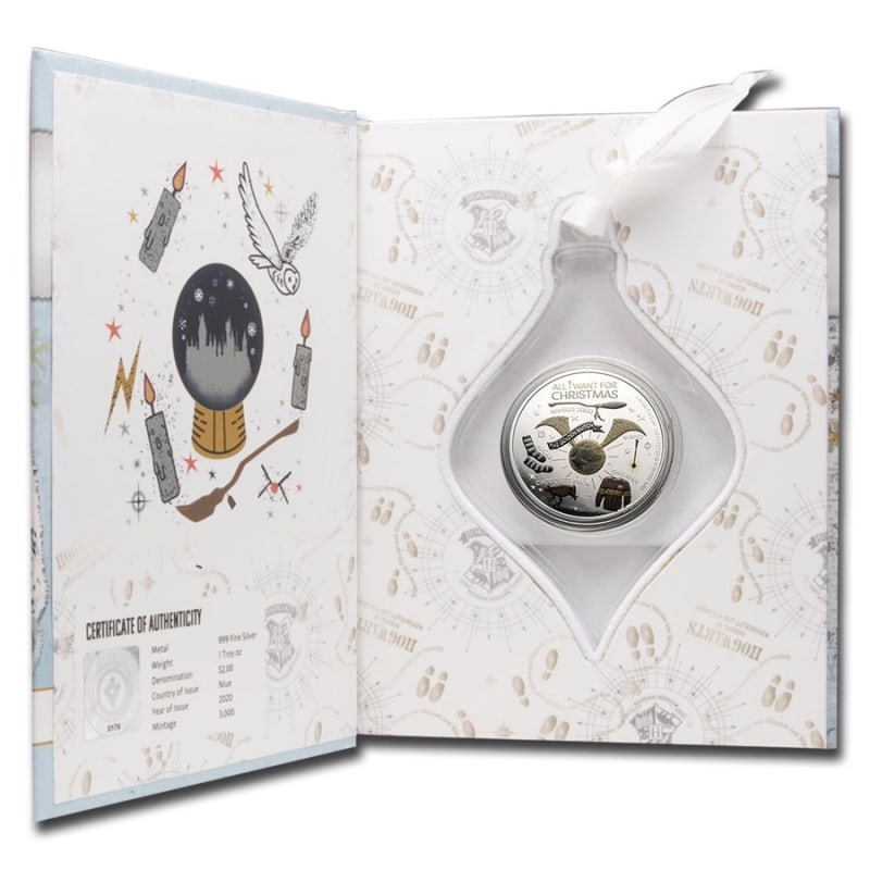 2020 $2 Niue - Harry Potter: All I Want For Christmas - New Zealand Mint