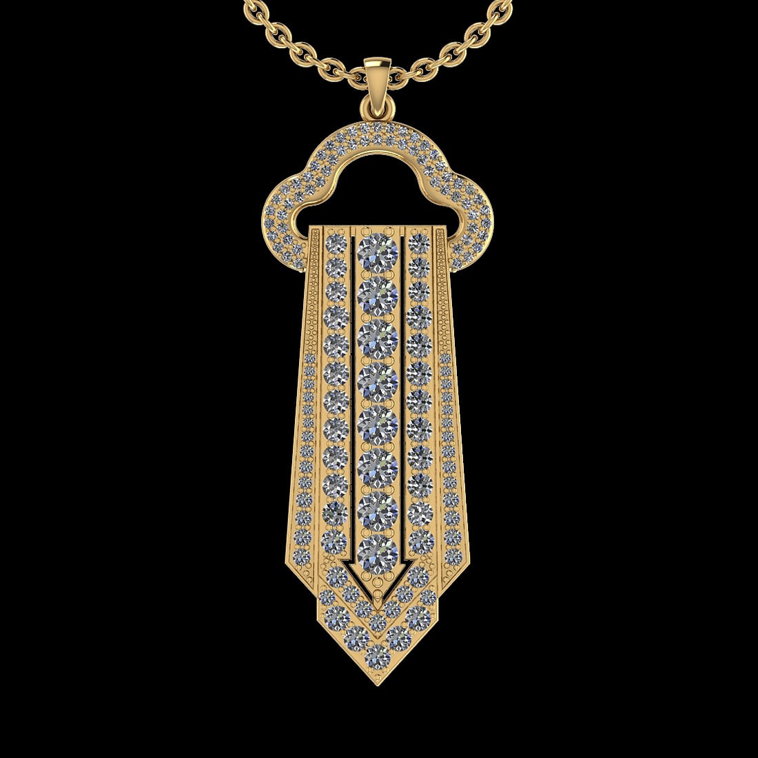 1.96 Ctw SI2/I1 Diamond 14K Yellow Gold Pendant Necklace: Center Diamond Weight : 1.96 Ctw (Round Cut) Center Diamond Color :- J-K Center Clarity :SI2/I1 Setting : Prong Metal Weight : Approx 5.10 Gram 14K Yellow Gold Pendant Necklace #PAPPS50371v8