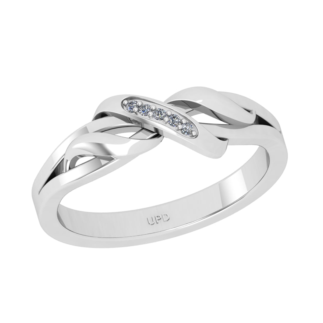 0.02 Ctw SI2/I1 Diamond 14K White and Yellow Gold Promises Ring: Total Diamond Weight : 0.02 Ctw (Round cut) Center Diamond Color :- J-K Center Clarity : SI2/I1 Stone Setting : Prong Metal Weight : Approx 3.10 Gram 14K White and Yellow Gold Promises Ring Current Ri