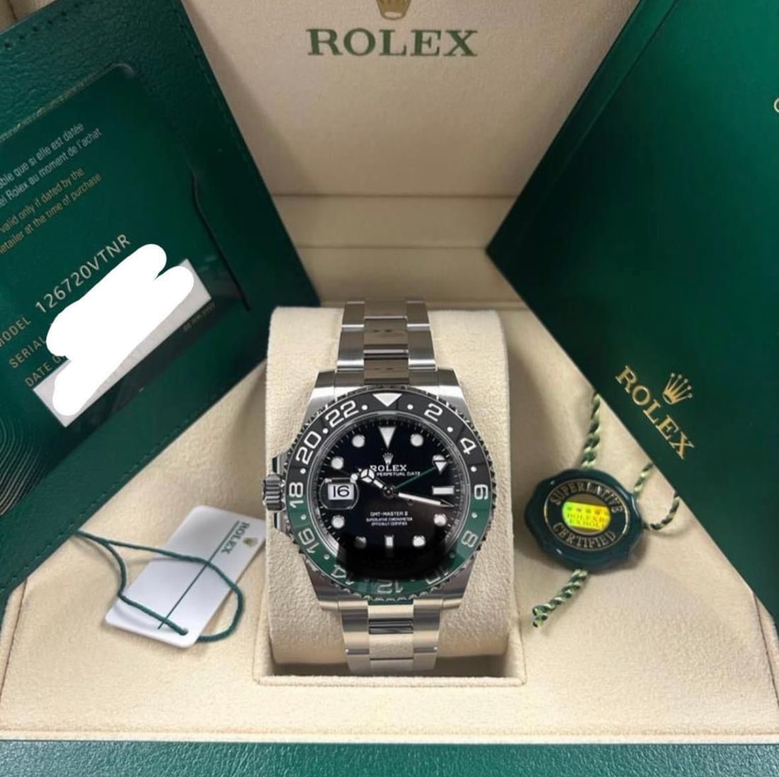 Rolex Sprite Ref. 126720VTNR Comes with Box & Papers: Rolex Sprite Ref. 126720VTNR Comes with Box & Papers #PAPPS19797v8