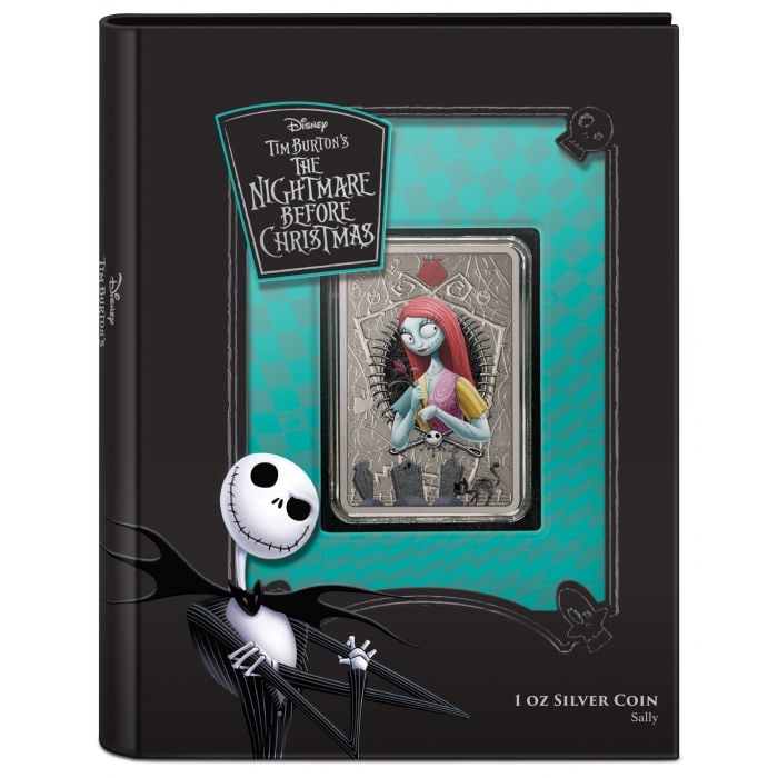 2021 Disney The nightmare Before Christmas - Sally 1oz Silver Antique Coin (1 of 1)