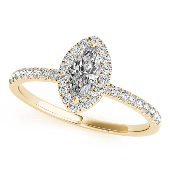 CERTIFIED 14KT WHITE GOLD 1.47 CTW J-K/VS-SI1 DIAMOND HALO ENGAGEMENT RING (1 of 1)