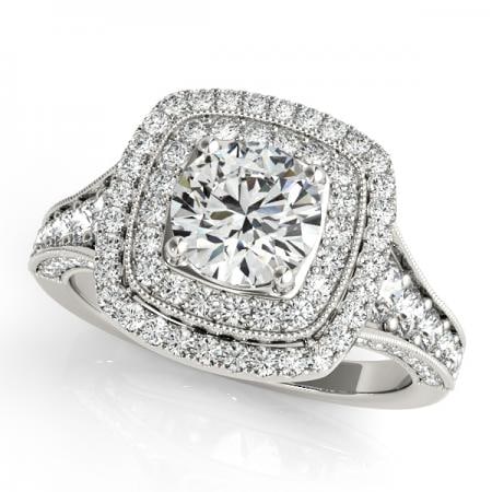 CERTIFIED PLATINUM 1.53 CTW J-K/VS-SI1 DIAMOND HALO ENGAGEMENT RING: CERTIFIED PLATINUM 1.53 CTW J-K/VS-SI1 DIAMOND HALO ENGAGEMENT RING (CENTER STONE DAIMOND .70 CTW J-K/VS-SI1) please request ring size upon payment #PAPPS86196v3