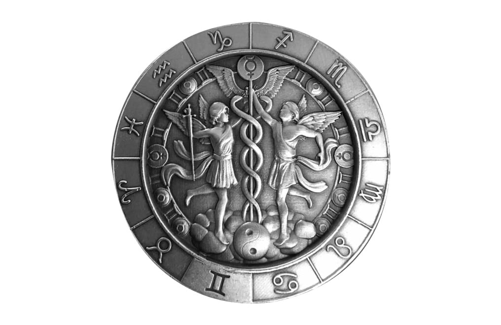 2021 Signs of the Zodiac ? 1 oz Silver Round: 2021 Signs of the Zodiac ? 1 oz Silver Round #PAPPS98416v15