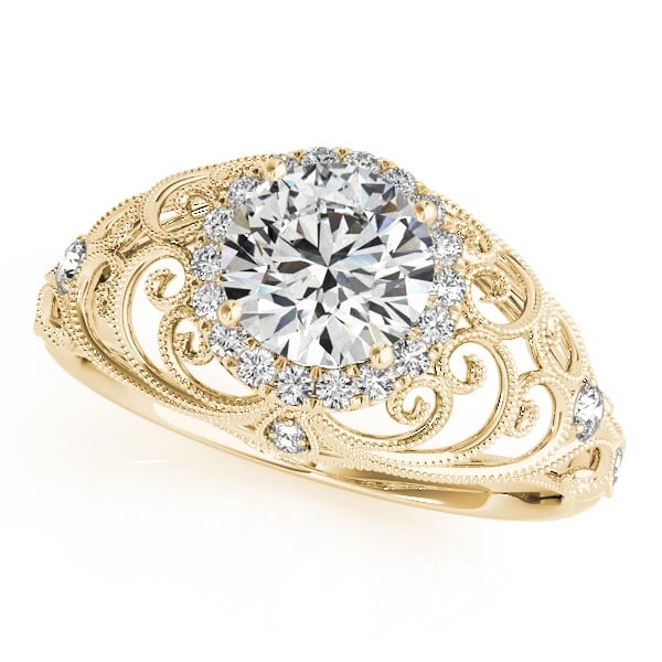 CERTIFIED 18K YELLOW GOLD 1.19 CTW J-K/VS-SI1 DIAMOND HALO ENGAGEMENT RING: CERTIFIED 18K YELLOW GOLD 1.19 CTW J-K/VS-SI1 DIAMOND HALO ENGAGEMENT RING (CENTER STONE DIAMOND 1.00 CTWW J-K/VS-SI1) please request ring size upon payment #PAPPS86379v3