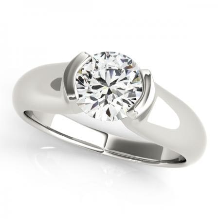 CERTIFIED18KT WHITE GOLD 1.00 CTW SOLITAIRE ENGAGEMENT RING: CERTIFIED18KT WHITE GOLD 1.00 CTW SOLITAIRE ENGAGEMENT RING #PAPPS86789v3