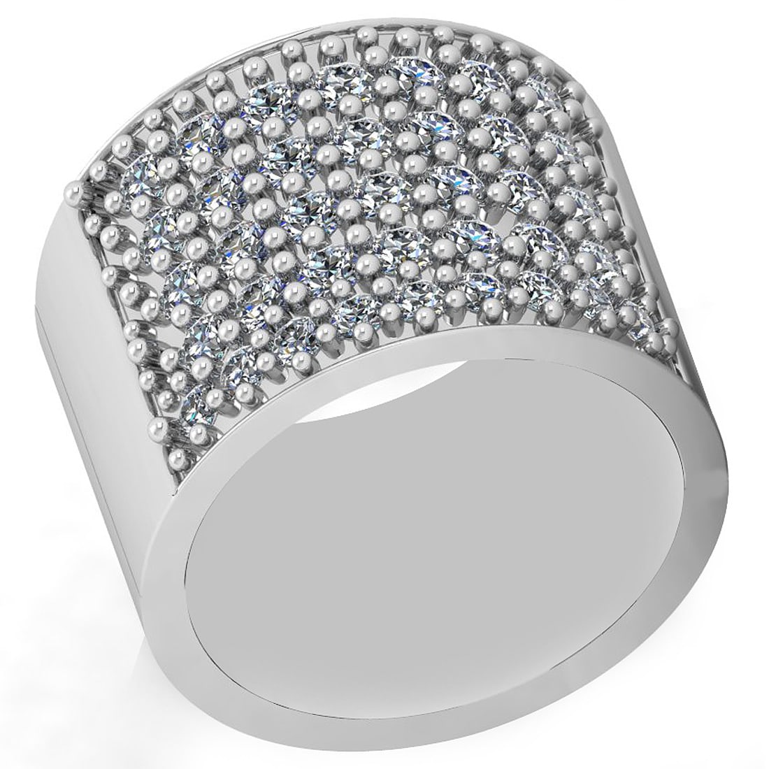 0.31 Ctw I2/I3 Diamond 14K White Gold Eternity Band Ring: Center Weight : 0.31 Ctw ( Round CUT ) Center Color : J-K Center Stone Clarity : I2/I3 Center Stone Setting : Prong : Metal Weight : Approx 8.10 Gram 14K White Gold Victorian Eternity Band Ring Curren
