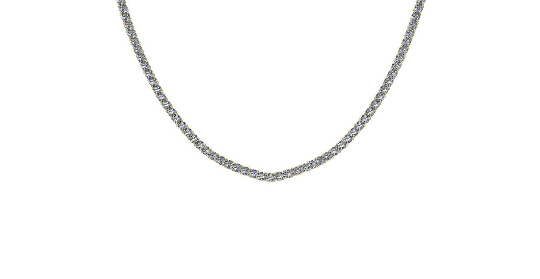 Certified 4.54 Ctw SI2/I1 Diamond 14K Yellow Gold Necklace: Center Diamonds Approx Weight: 4.54 Ctw (Round Cut) Center Diamond Color: J-K Center Clarity: SI2/I1 Stone Setting: Prong Metal Approx Weight: 14.30 Gram 14K Yellow Gold Necklace #PAPPS47856v7