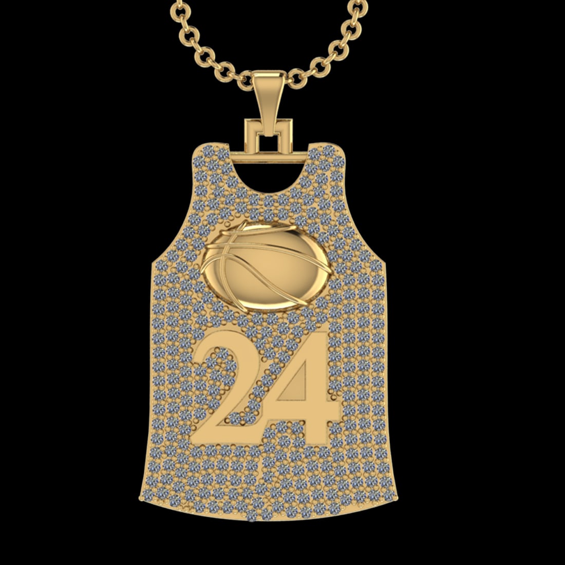 2.74 Ctw SI2/I1 Diamond 14K Yellow Gold football theme pendant necklace: Total Diamond Weight : 2.74 Ctw (Round cut) Center Diamond Color :- G-H Center Clarity : SI2/I1 Stone Setting : Prong Metal Weight : Approx 14.40 Gram 14K Yellow Gold football theme pendant necklace #