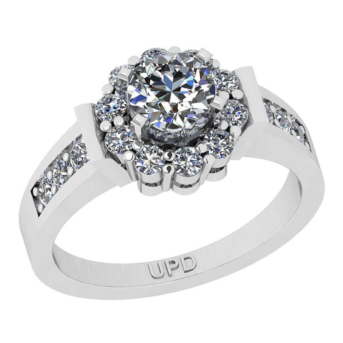 1.32 Ctw SI2/I1 Gia Certified Center Diamond 14K White Gold Ring: Center Diamond Weight : 0.70 Ctw ( Round Cut GIA Certified ) Center Diamond Color :-J-K Center Stone Setting : Prong Center Clarity : SI2/I1 Side Stone Weight Of Ctw 0.62 Ctw Side Stone Color : J-K St