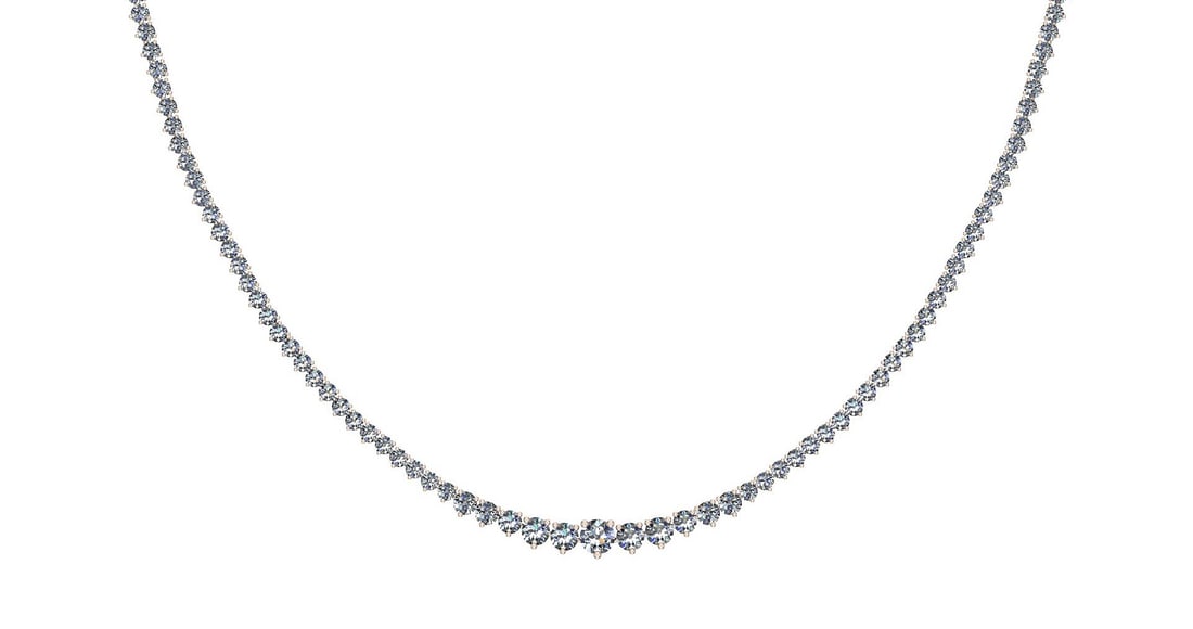 5.63 Ctw SI2/I1 Diamond 14K Rose Gold Princess Necklace: Center Diamond Weight : 5.63 Ctw (Round Cut) Center Diamond Color :- J-K Center Clarity : SI2/I1 Stone Setting : Metal Weight : Approx 15.20 Gram 14K Rose Gold Princess Necklace Size :-17 Inch T3-5GN 