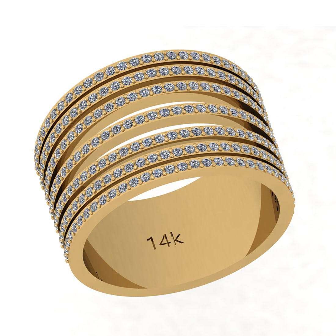 1.30 Ctw Si2/i1 Diamond 14K Yellow Gold Groom Wedding Band Ring: Total Weight : 1.30 Ctw (Round Cut ) Diamond Stone Color : J-K Stone Clarity : Si2/i1 Diamond Stone Setting : Prong Metal Weight : Approx 11.50 Gram 14K Yellow Gold Groom Wedding Band Ring Current