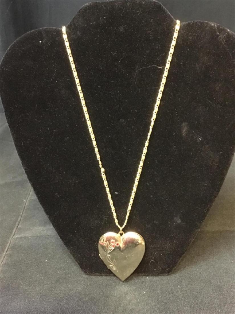 24 inch necklace with heart locket with garnets: 24 inch necklace with heart locket with garnets stones 24 inch necklace with heart locket with garnets stones