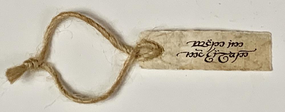 The Hobbit: An Unexpected Journey (2012) - Dorvinion: The Hobbit: An Unexpected Journey (2012) - Dorvinion Wine Tag.; Original "Dorwinion" wine bottle tag, part of the rare wine bottle gift set given to the cast & crew of the production of The Hobbit: An