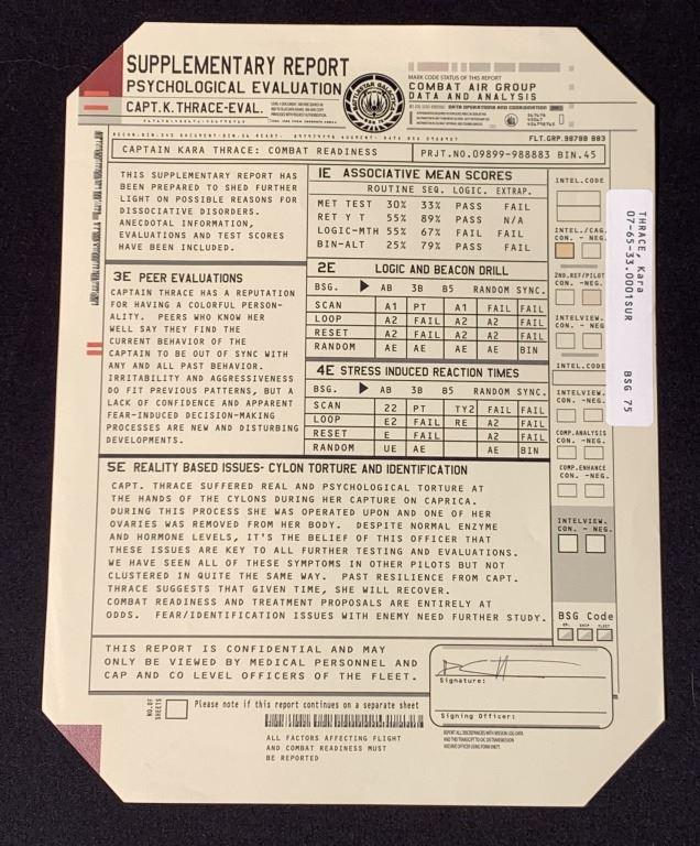 Battlestar Galactica (2004 - 2009) - Captain Kara (1 of 1)