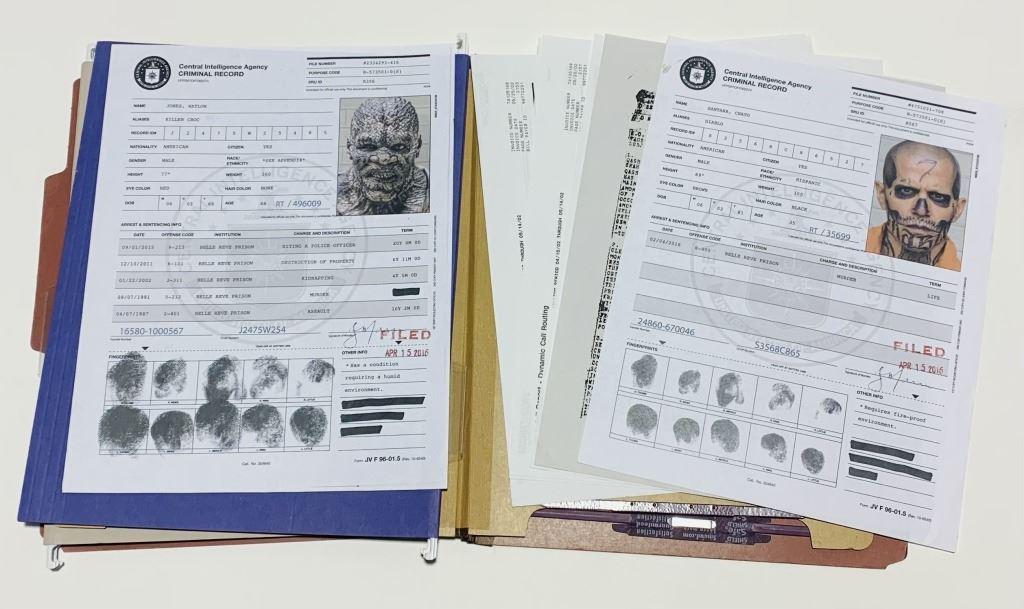 Suicide Squad (2016) - Suicide Squad File Paperwork. (1 of 2)