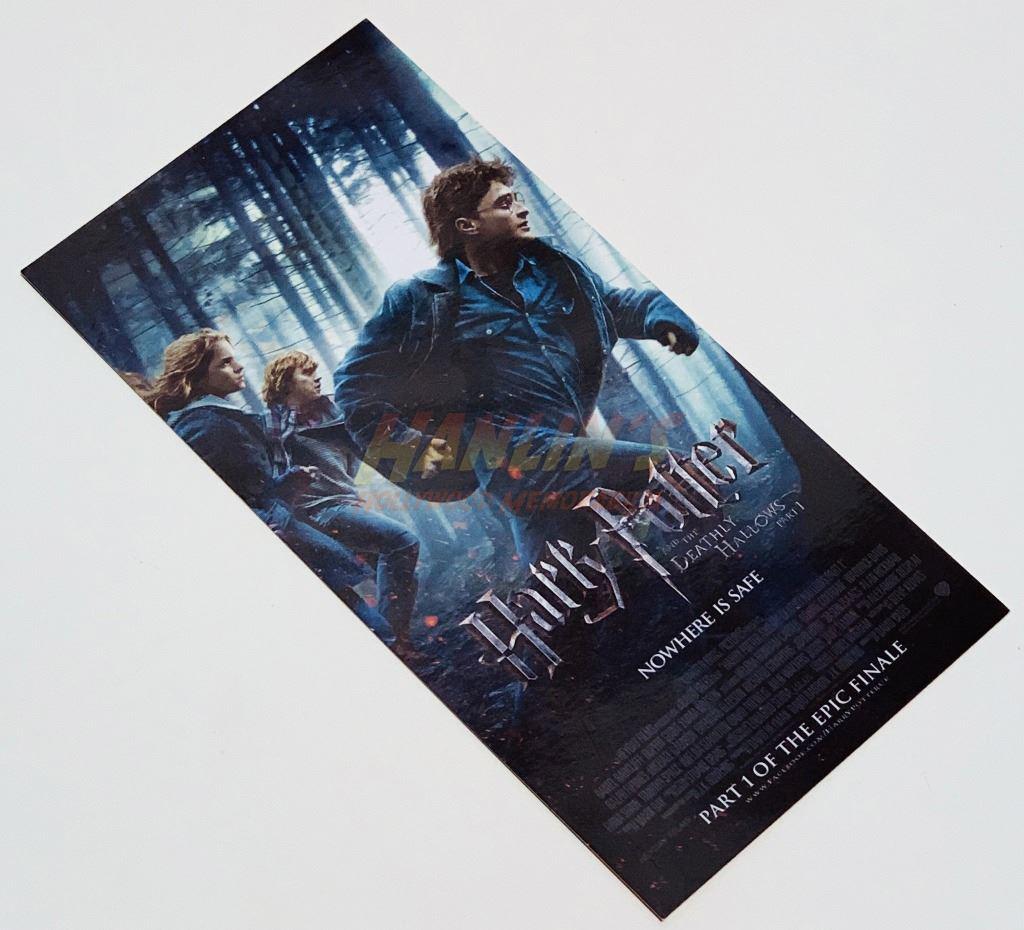 Harry Potter and the Deathly Hallows: Part 1 (2010) -: Harry Potter and the Deathly Hallows: Part 1 (2010) - Cast and Crew Screening Ticket. Original cast and crew screening ticket for the Harry Potter fantasy film 'Harry Potter and the Deathly Hallows: P