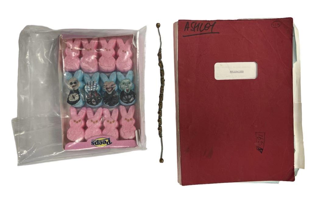 Hellraiser (1987) - Kirsty (Ashley Laurence) Annotated Preproduction Script, Letter + More (1 of 6)