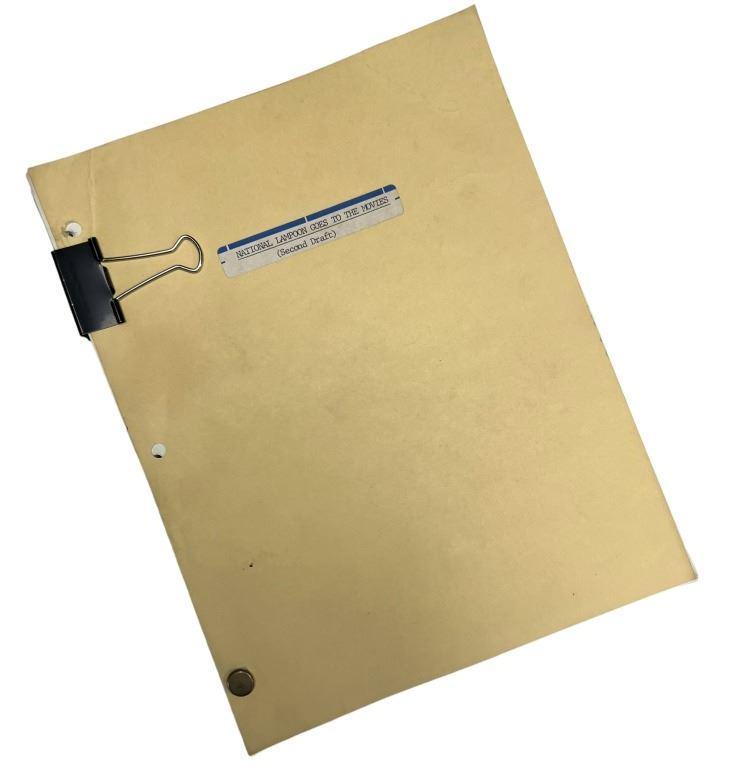 National Lampoon's Movie Madness (1982) - Original Script (From Joel Silver) (1 of 3)