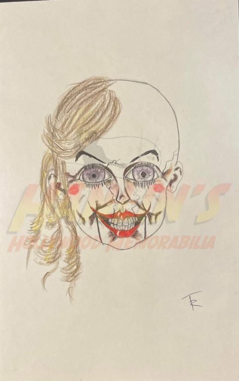 The Conjuring (2013) - Annabelle Pre-Production Hand Drawn Concept Art - Lot C (1 of 1)