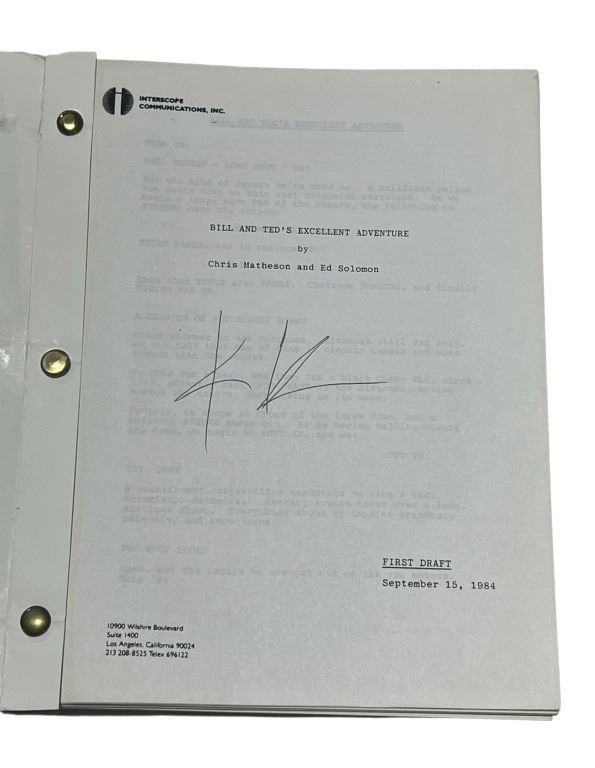 Bill & Ted's Excellent Adventure (1989) - Original Script (1 of 2)