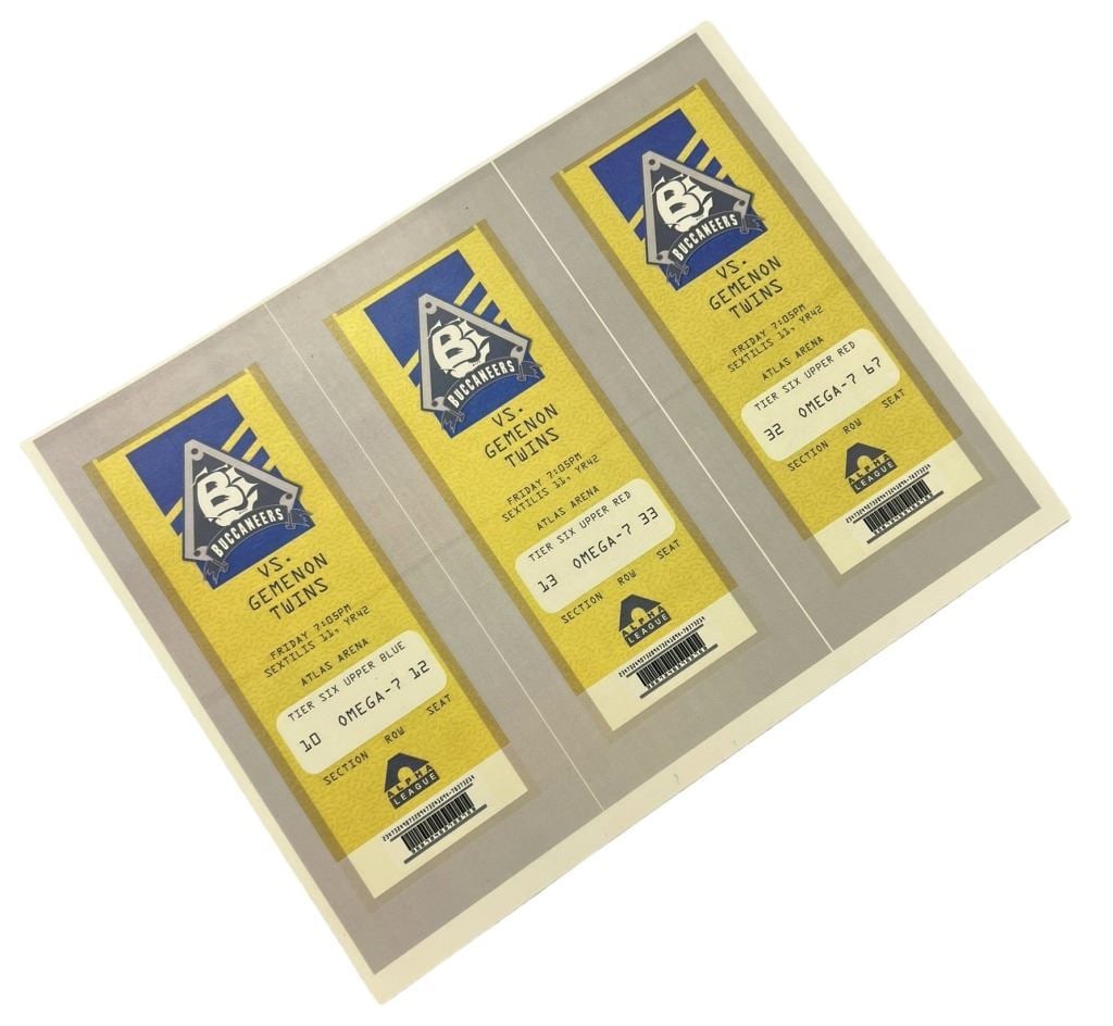 Caprica (2009-2010) - Prop Pyramid Tickets (1 of 2)