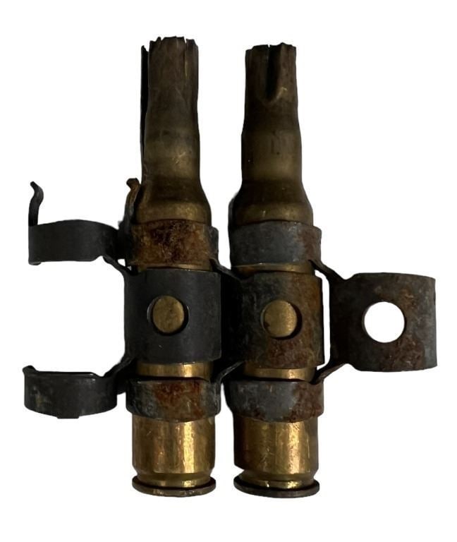Death Race (2008) - Jason Statham Set of 2 Shell Casing Blanks: Death Race (2008) - Jason Statham Set of 2 Shell Casing Blanks.Original production used set of two blank shell casings from Jason Statham's car used in the science fiction action film 'Death Race' (20