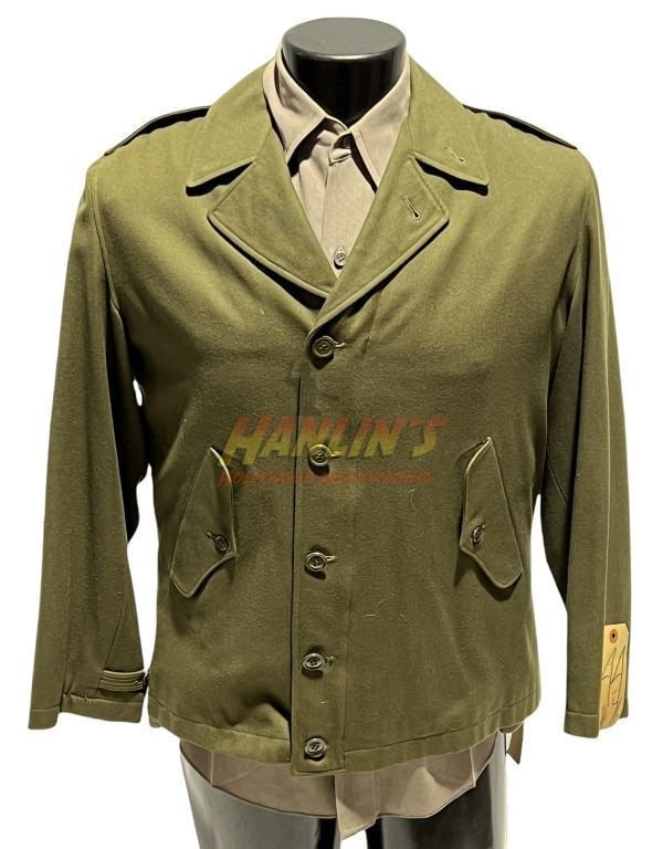 Ike: The War Years (1979) - Dwight D. Eisenhower (Robert Duvall) Military Shirt and Jacket: Ike: The War Years (1979) - Dwight D. Eisenhower (Robert Duvall) Military Shirt and Jacket. Both costume pieces have western costume labels inside.Original shirt and jacket worn by "General Dwight D.