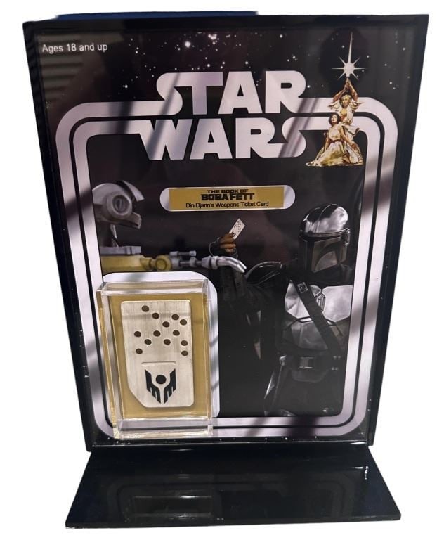 The Book of Boba Fett (2021-2022) - "Din Djarin the Mandalorian" Pedro Pascal Weapons Ticket Card (1 of 1)