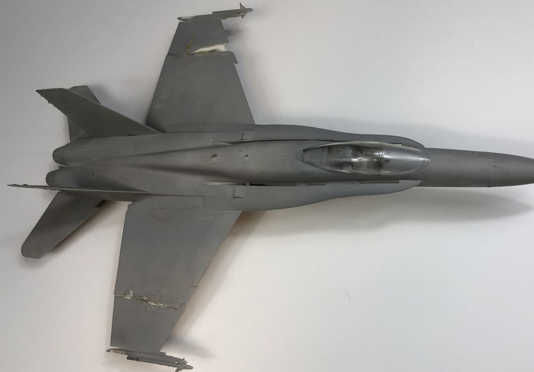 The Sum of All Fears (2002) - Miniature F-18 Fighter Plane: The Sum of All Fears (2002) - Miniature F-18 Fighter Plane. Original screen used miniature F-18 fighter plane used in the spy thriller film 'The Sum of All Fears' (2002) directed by Phil Alden Robinso