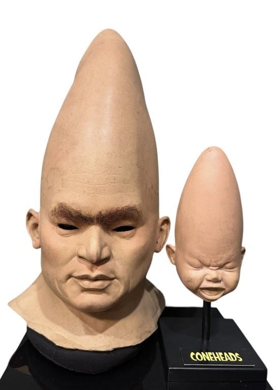 Coneheads (1993) - Conehead Mask and Baby Head (1 of 1)