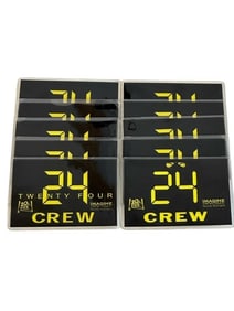 24 (2001-2010) - Set of 10 ID Crew Badges
