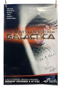 Battlestar Galactica (2004[x=#8211/]2009) - Tricia Helfer Signed Poster (24x36)